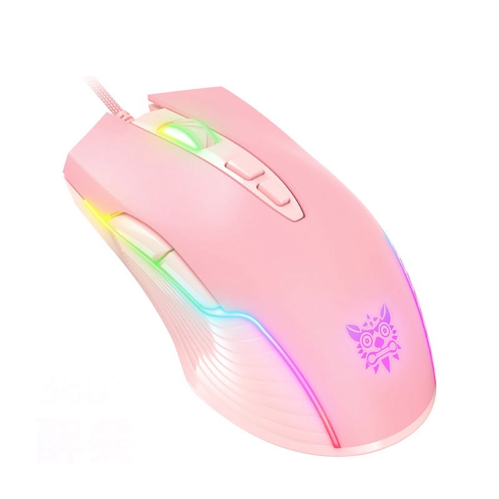 Ergonomic Wired Gaming Mouse 6400 DPI Optical Backlight Mice RGB
