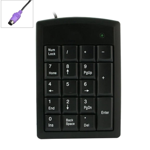 Ergonomic Wireds Number Keyboards 18 Key Plugs Play Numerics Keypad Multiple OS Support For Office Bank Desktop PC