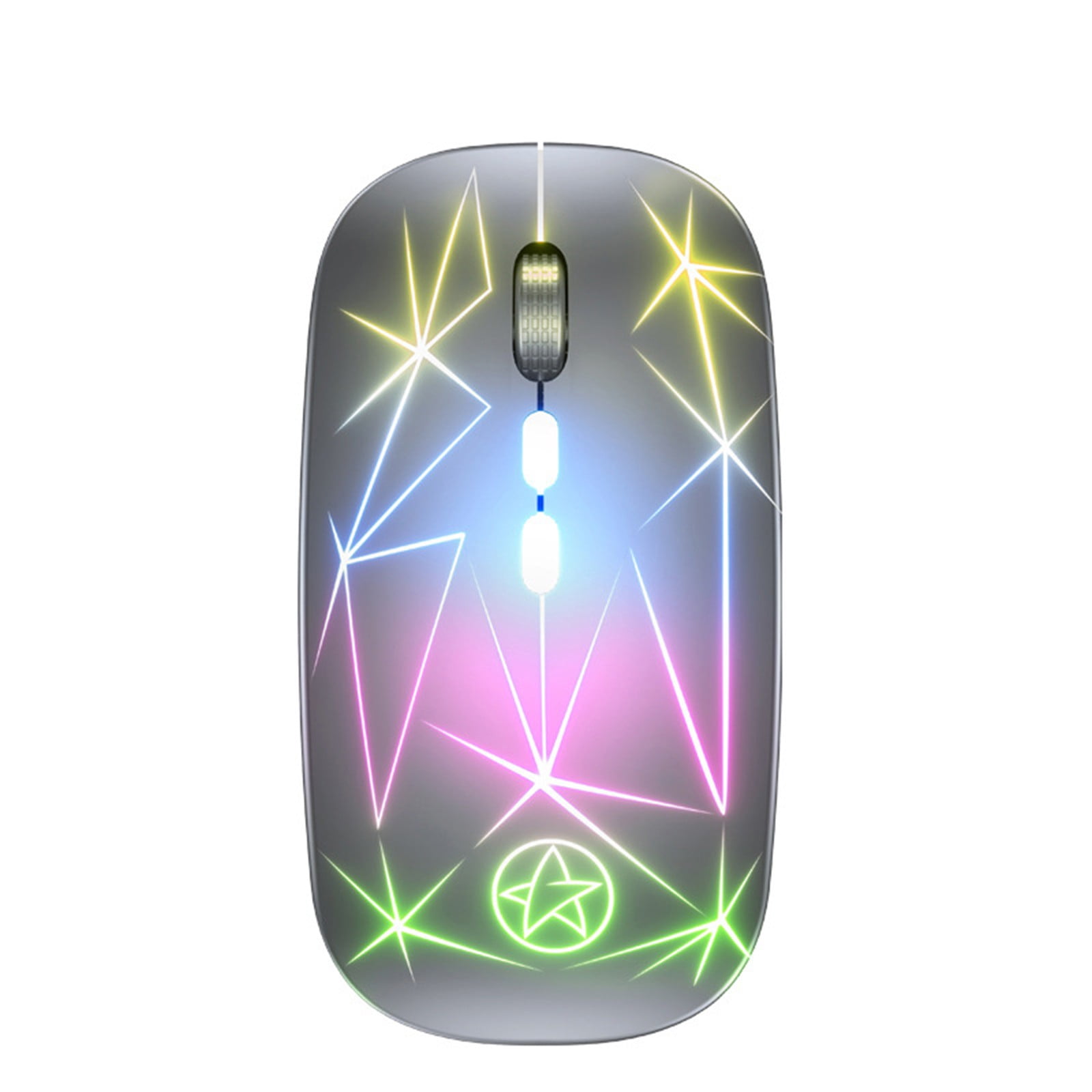 Ergonomic Wireless Mouse Bluetooth 5.0 and 2.4g Usb Receiver ...