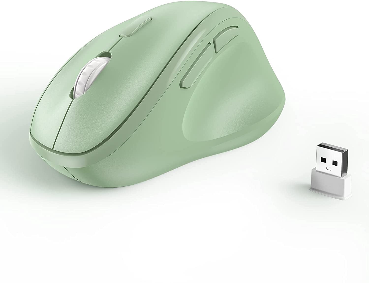 Ergonomic Wireless with USB Receiver for PC Computer, Laptop and ...