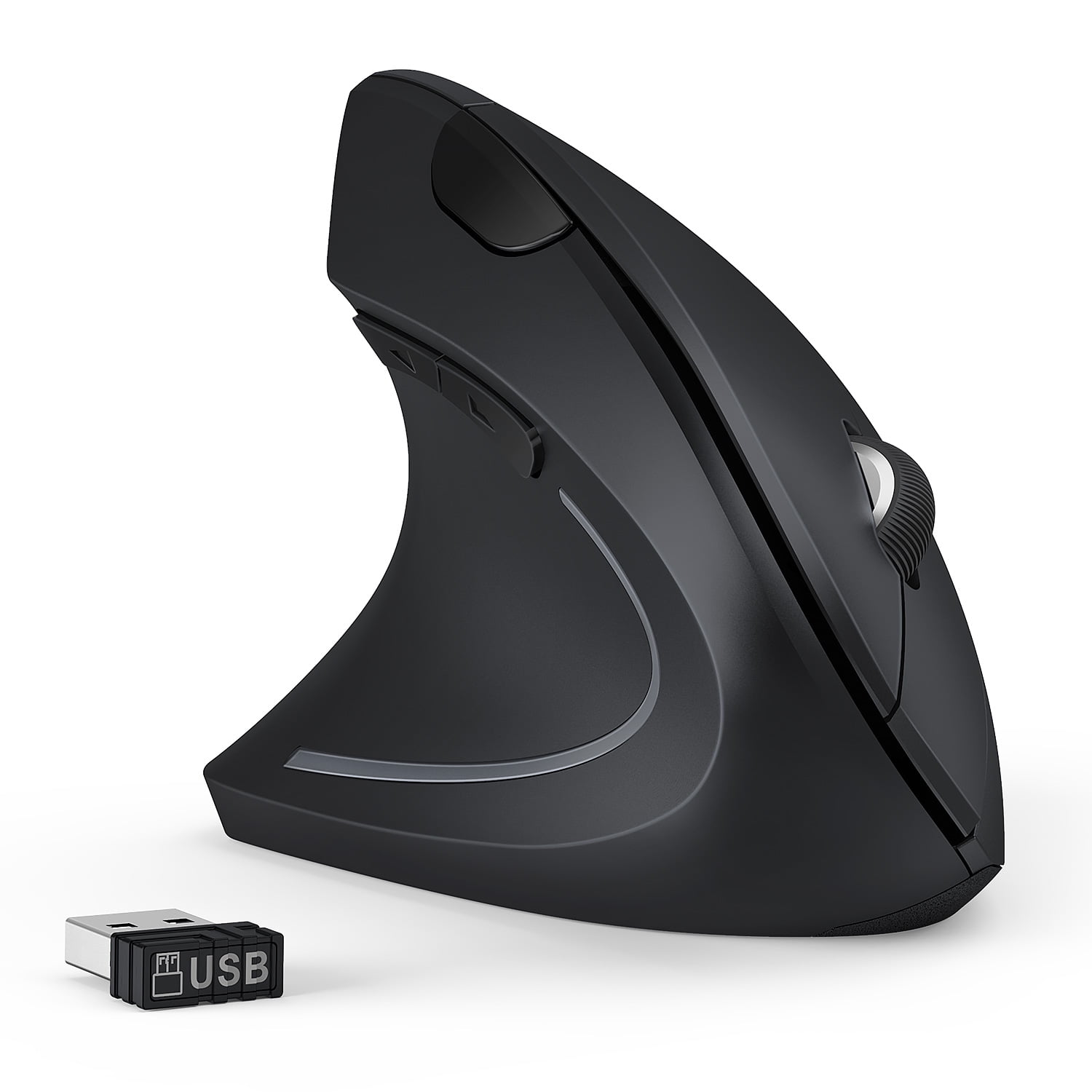 Ergonomic Wireless Mouse for LeftHanders, Vertical Wireless Mouse DPI