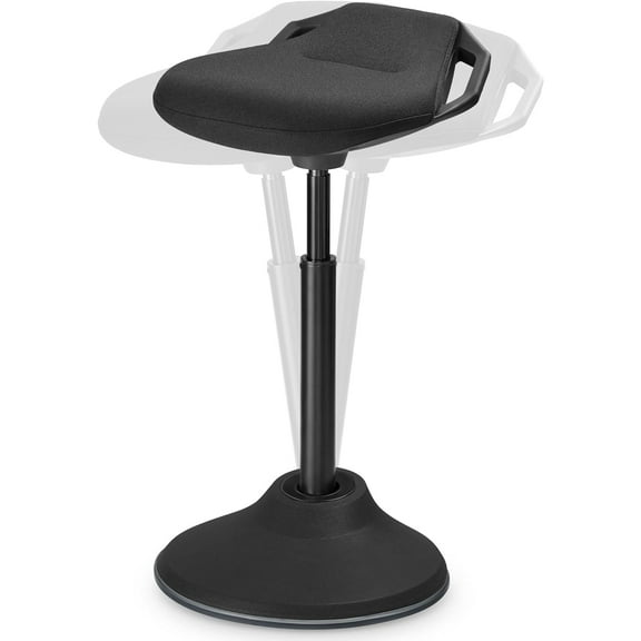 Ergonomic Wobble Stool, Height Adjustable Standing Desk Stool 23.6-33.3 Inches, Swivel Balance Chair with Non-Slip Base, Standing Chair, for Active Sitting, Office, Home, Ink Black UOSC02BK
