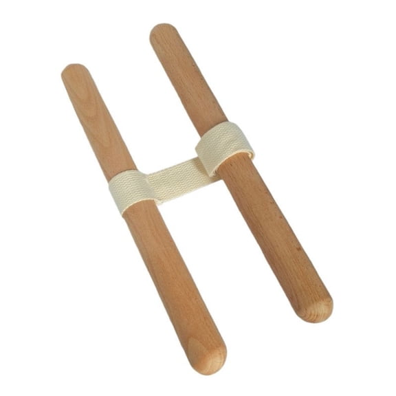 Ergonomic Wood Handle Resistance Band for Workout and Abdominal Arm Leg Exercise