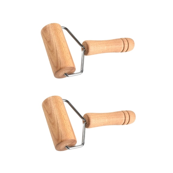 Ergonomic Wooden Dough Roller Stick Rolling Pin For Homemade Pizza Pastas Cookie Pastries And Dumplings