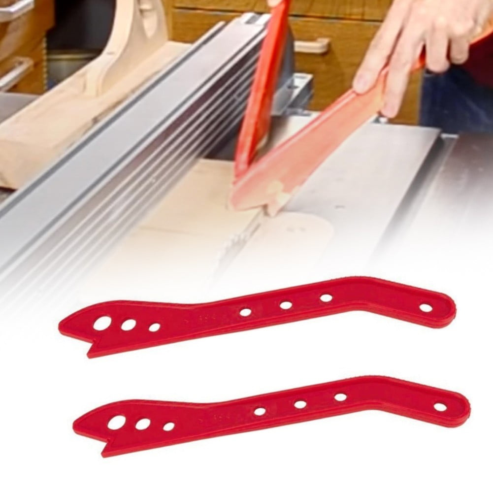 Woodriver 11-in-1 Table Saw Push Stick - Multi-Angle Guide, Rulers & Depth Gauges, Safe Material Push