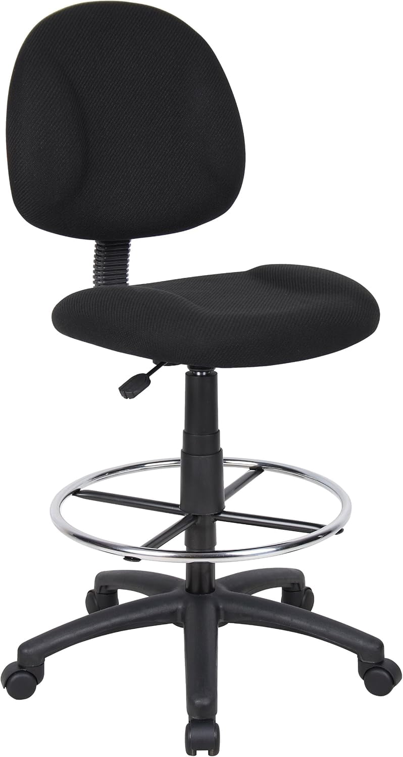 Ergonomic Works Drafting Chair Without Arms in Black - Walmart.com