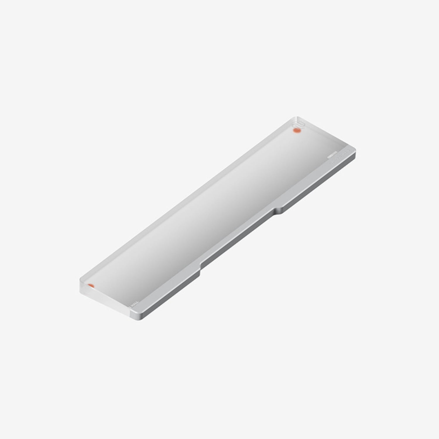 Ergonomic Wrist Rest for Field75 Keyboard, Acrylic Construction for Typing Comfort