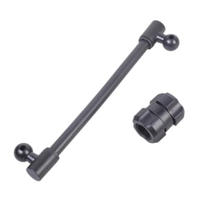 Ergonomic Z Bend 17mm Ball Head Extender Rod For Flexible Device Mounting Positions