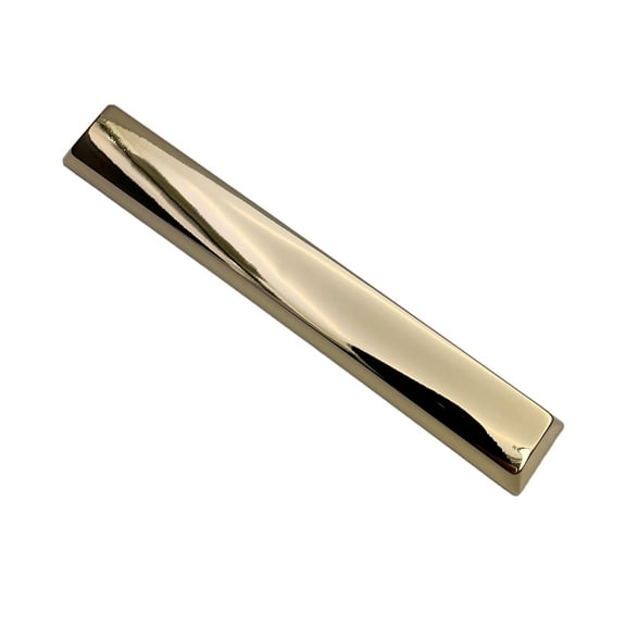 Ergonomic Zinc Alloy Spacebar Keycap for Mechanical Keyboards, Fade Resistant Gold/Silver High Durability