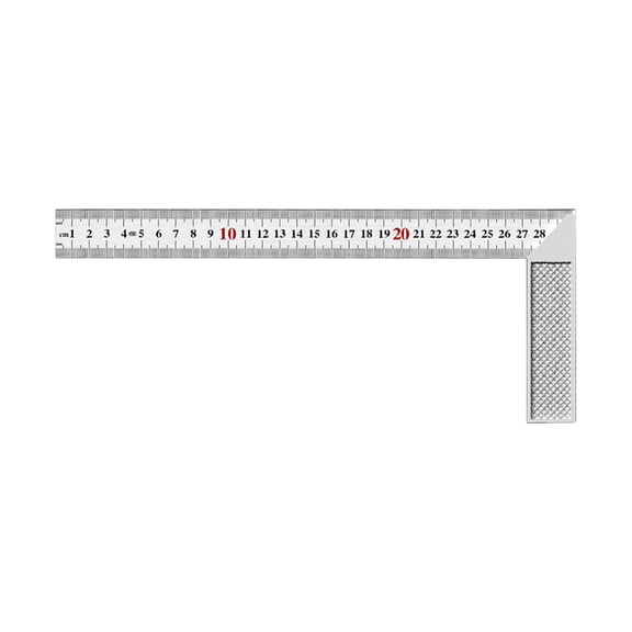Ergonomically Aluminum Alloy Angles Ruler Measurement Square Tool Rustproof For Easy Reading Comfort During Extended Use