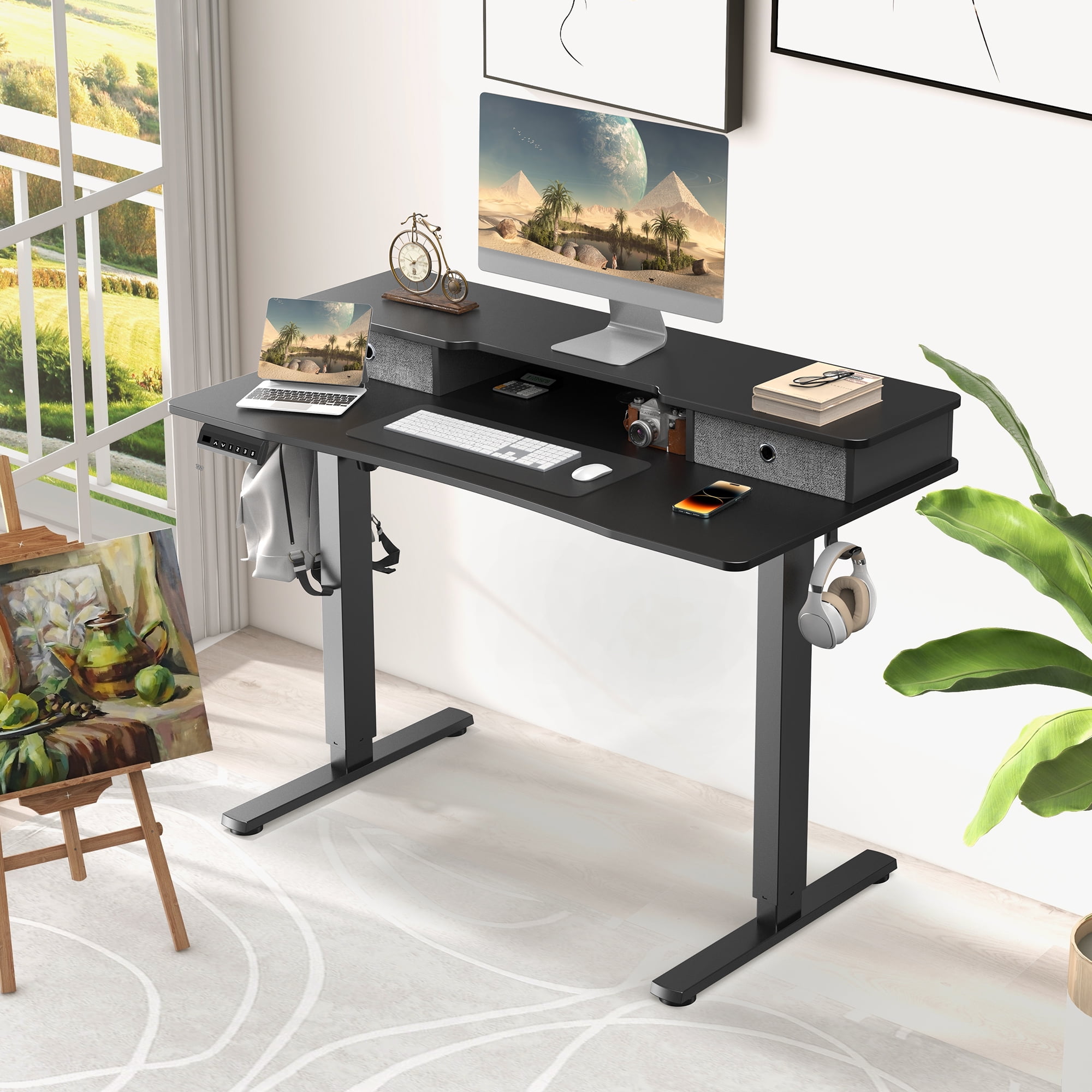 Ergonomically Designed Electric Standing Desk with Adjustable Height