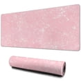 thumbnail image 1 of Ergonomically Designed Pink Mouse Pad & XXL Desk Pad - 31.5x11.8 Inches for Effortless Typing, 3 Levels for Keyboard Convenience, Large Mousepad for Home Office Work, 1 of 7