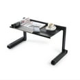 thumbnail image 1 of Ergonomics Aluminum Vented Adjustable Multi-Functional Laptop Desk Portable Bed Tray, Black, 1 of 5
