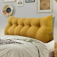 Ergonomics Headboard Pillow for Full Size Bed Multifunctional