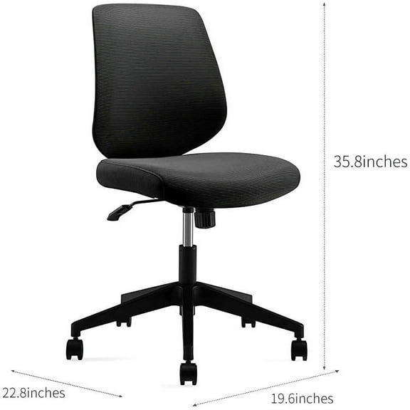 Ergonomics Shield-Shape Backrest Office Chair with Black Back Frame (VX018)