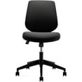 thumbnail image 1 of Ergonomics Shield-Shape Backrest Swivel Office Chair, Computer Chair with Breathable Mesh, Thick Seat Cushion and Black Back Frame, 1 of 3