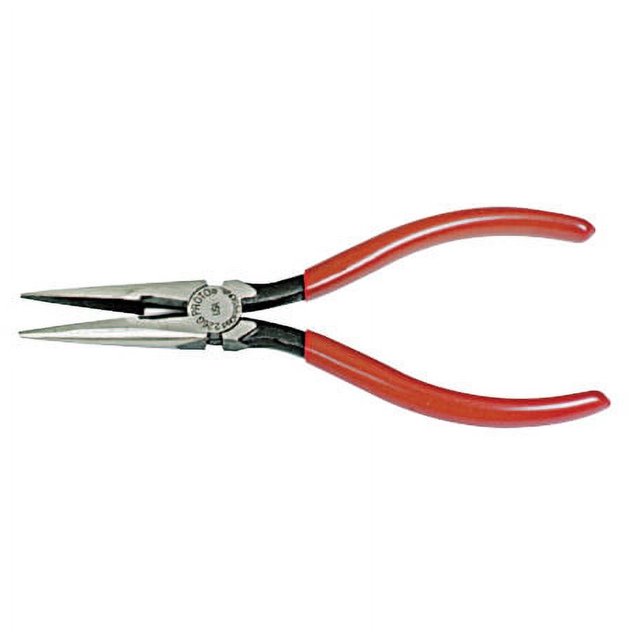 Ergonomics Side Cutting Needle Nose Pliers, Alloy Steel, 6 5/8