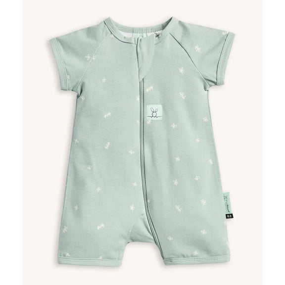 Ergopouch Short Sleeve Romper 0.2 TOG, Sage 1 Year
