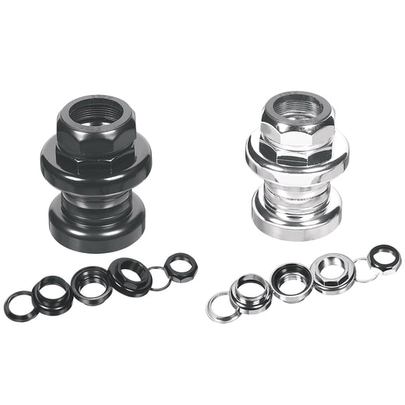 Ergotec 1" Threaded Steel Headset - Silver