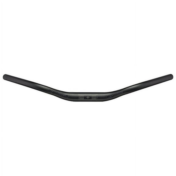 Ergotec Stuttgarter Handlebar  610mm, 31.8mm Clamp, 46mm Rise, 52 Sweep, Safety Level 5, Durable AL6061 T6, City & Trekking, Black