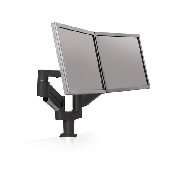 Ergotech 7Flex Dual Monitor Mounting Arm Black 7FLEXDUALETUS104