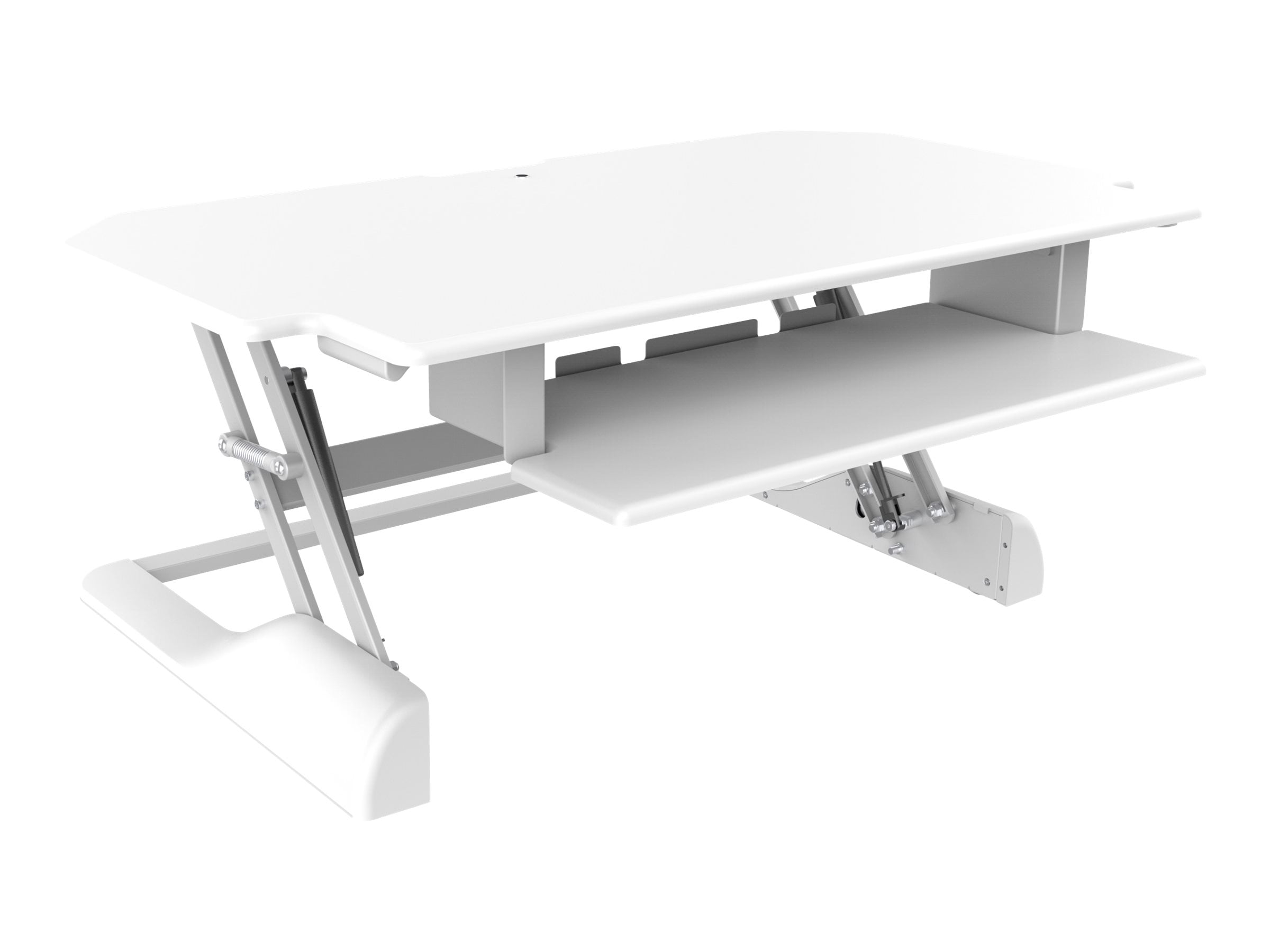 Ergotech Freedom Dual Monitor Arm For PC - Silver, Holds Two Monitors Up To 27"