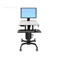 thumbnail image 1 of Ergotron 24-216-085 Workfit-C Sit-Stand Workstation For Single Large Display Hd With Mobile Cart B, 1 of 2