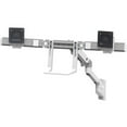 thumbnail image 1 of Ergotron 45-479-216 HX Wall Dual Monitor Arm (white), 1 of 4