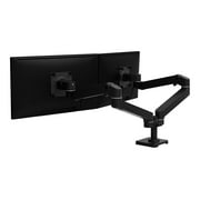 Ergotron Desk Mount for Dual Monitor LCD Display Black 45686292