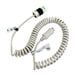 Ergotron North America Coiled Power Extension Cable 8 ft, Gray