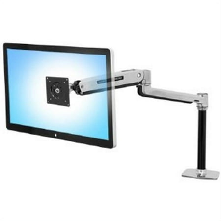 Ergotron Desk Mount for Flat Panel Display Polished Aluminum 45360026