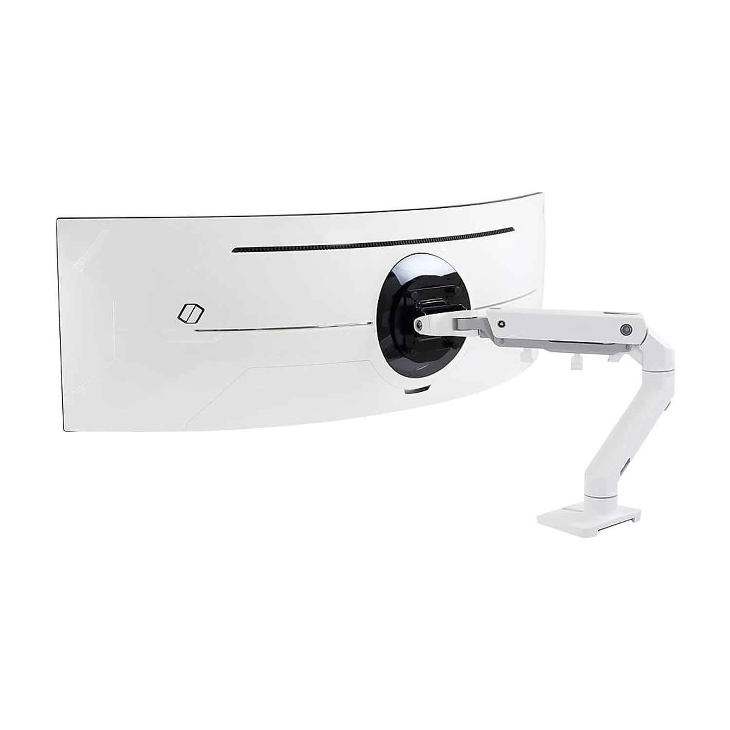 美品　ergotron HX モニターアーム　ホワイト Ergotron Gaming Monitor Mounting Arm for Curved Screen, LCD