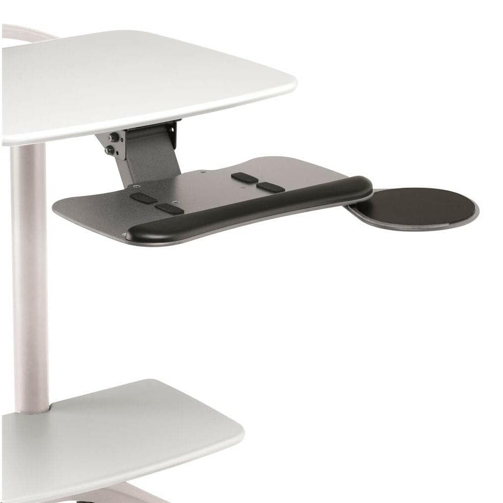 Lorell Mahogany Laminate Keyboard Tray – Under Desk Mount, Cable Management 3 thumbnail image