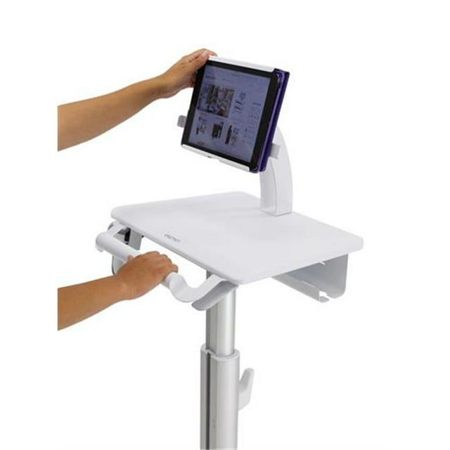 Ergotron SV10-1400-0 15 in. Height Adjustable & Portable StyleView Tablet Cart, SV10