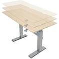 thumbnail image 1 of Ergotron WorkFit-DL 60, Sit-Stand Desk (Maple), 1 of 3
