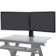 thumbnail image 1 of Ergotron WorkFit Dual Monitor Kit Universal Single, Black, 1 of 2
