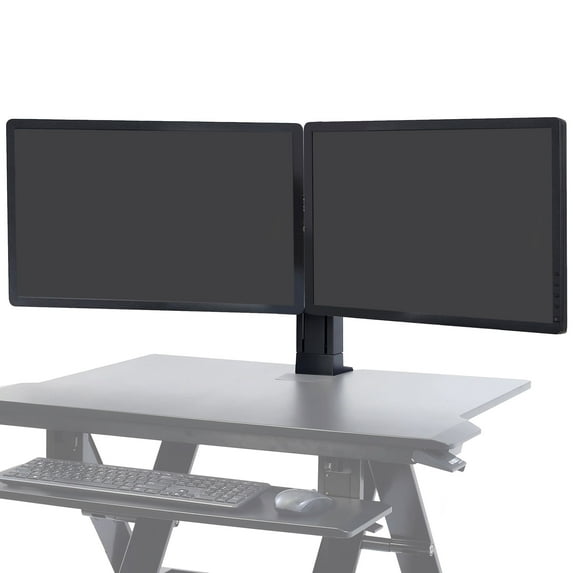 Ergotron WorkFit Dual Monitor Kit Universal Single, Black