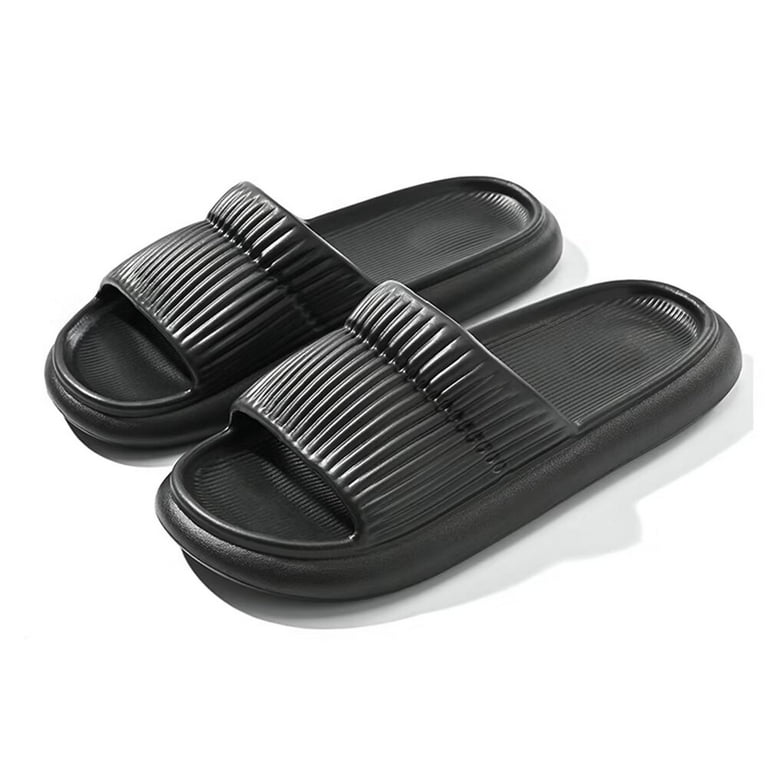 Erhuoxz Pillow Slippers for Women and Men,Shower Shoes Indoor