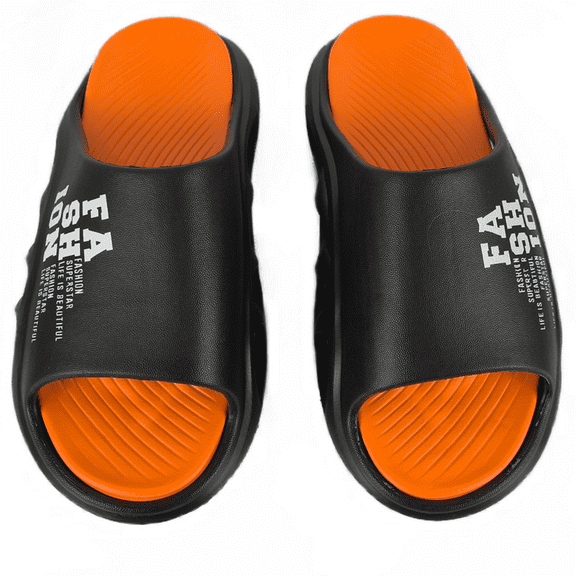Erhuoxz men's slides,Athletic Slides Sport Shower Sandals for Indoor & Outdoor - Non-Slip
