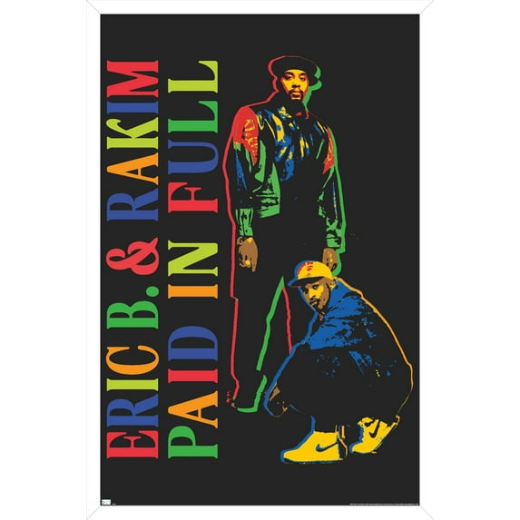 Eric B. & Rakim - Colorful Wall Poster, 14.725" x 22.375" Framed