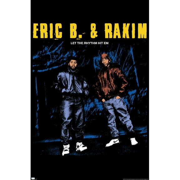 Eric B. & Rakim - Colorized Let The Rhythm Hit Em Wall Poster, 22.375" x 34"