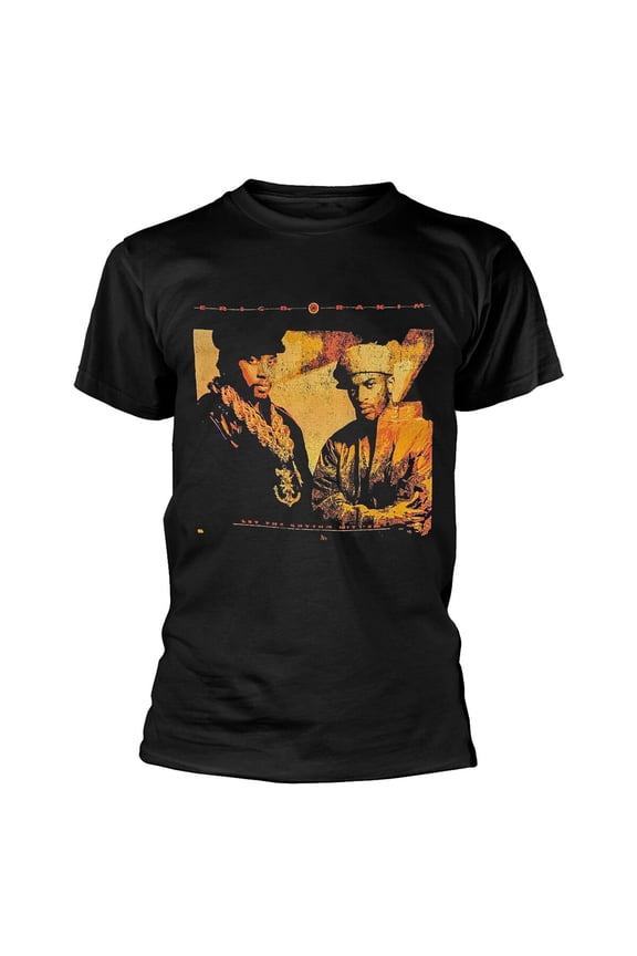 Eric B. Rakim Let The Rhythm Begin Black T-Shirt NEW