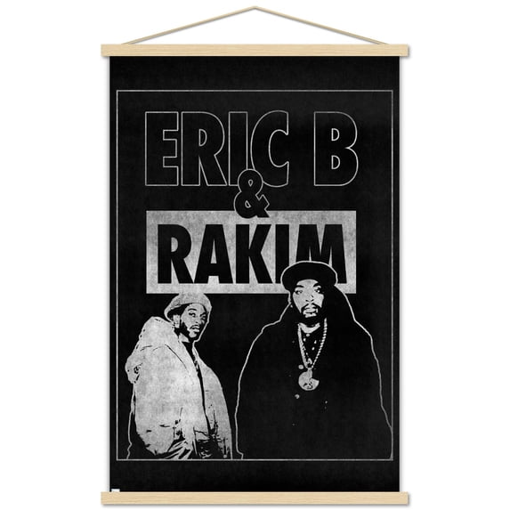 Eric B. & Rakim - Stacks Wall Poster with Magnetic Frame, 22.375" x 34"