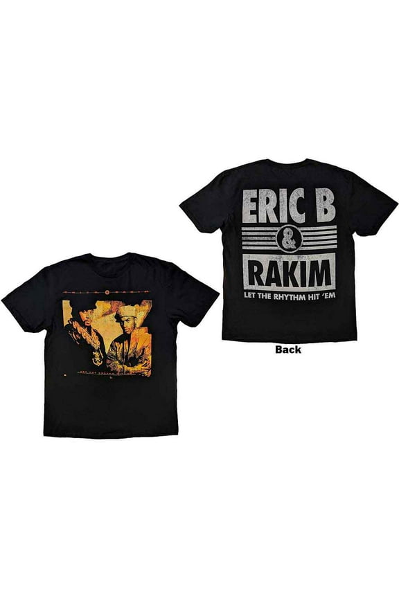 Eric B. & Rakim Unisex T-Shirt: Let The Rhythm Begin (Back Print)