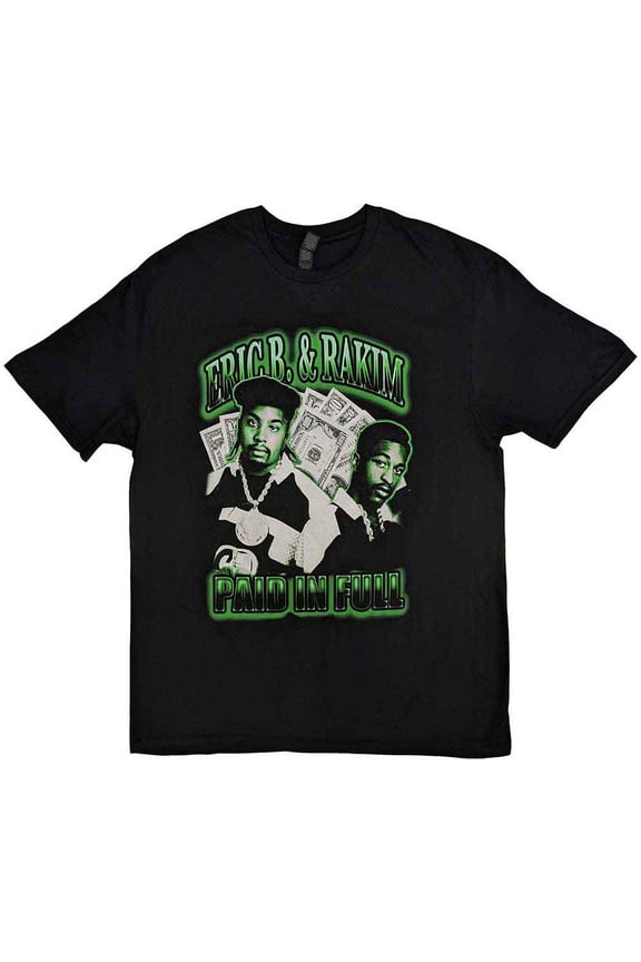 Eric B. & Rakim Unisex T-Shirt: Paid In Full (X-Large)