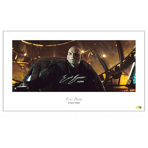 Eric Bana Autographed Star Trek Narada Bridge 23x13 Art Photo