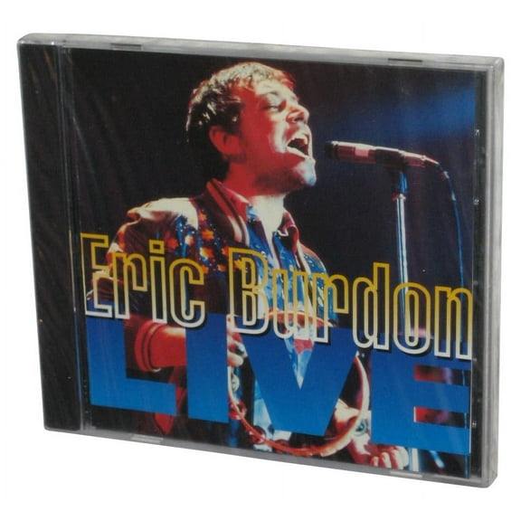 Eric Burdon Live (1996) Audio Music CD - (Case Has Drill Hole)