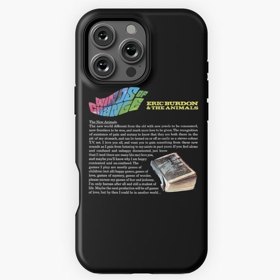 Eric Burdon and The Animals Winds of Change Phone Case for iPhone 16 15 14 13 12 11 Pro Max