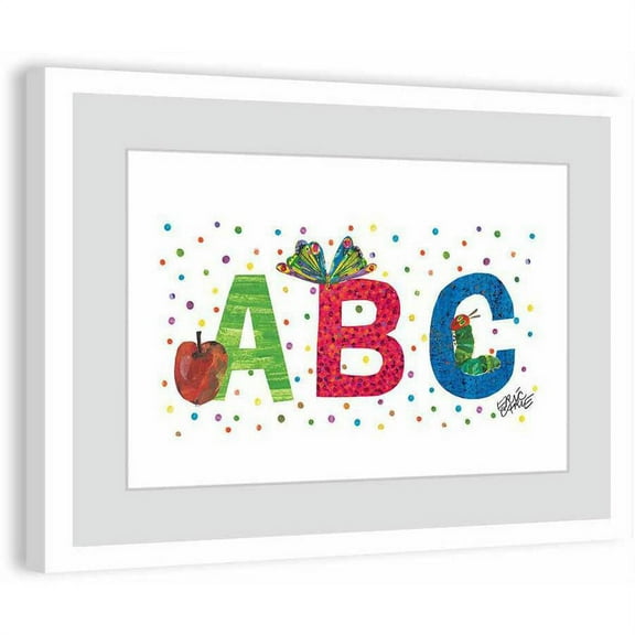 Eric Carle ABC Letters Framed Art Print