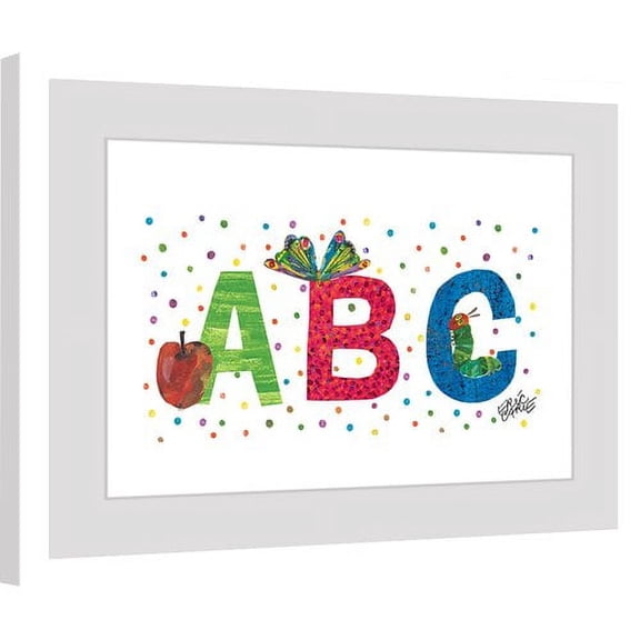 Eric Carle ABC Letters Framed Art Print